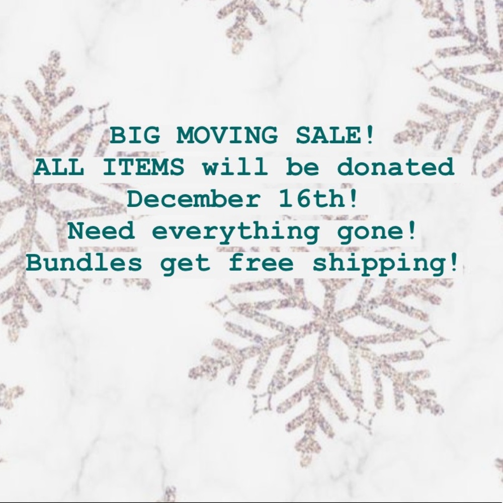 BIG MOVING SALE!